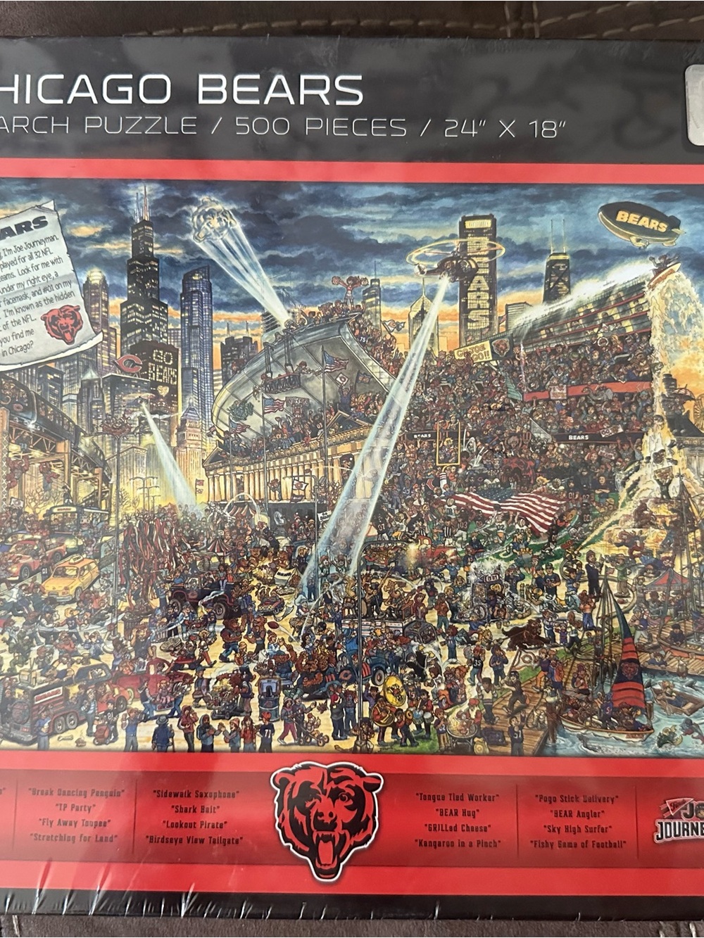 NFL Chicago Bears Multicolor Stadium Scene Puzzle